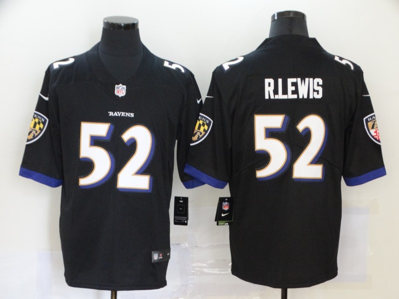 Nike Ravens 52 Ray Lewis Black Vapor Untouchable Limited Jersey