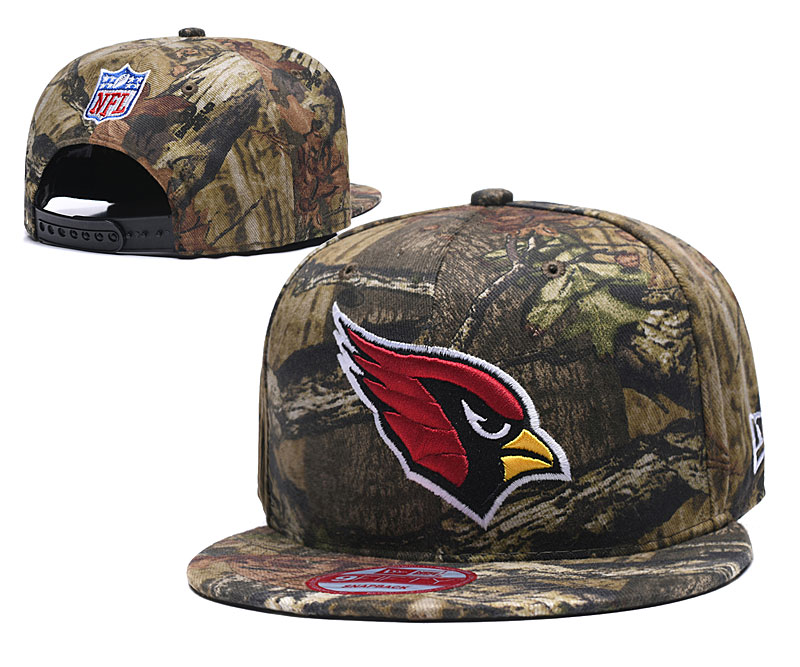 Arizona Cardinals Team Logo Olive Adjustable Hat LH