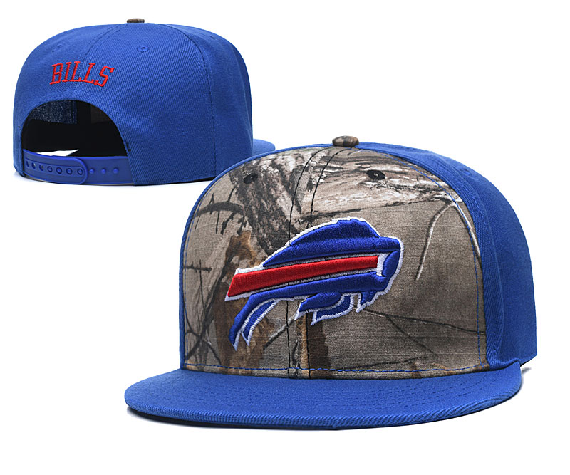 Bills Team Logo Olive Blue Adjustable Hat TX