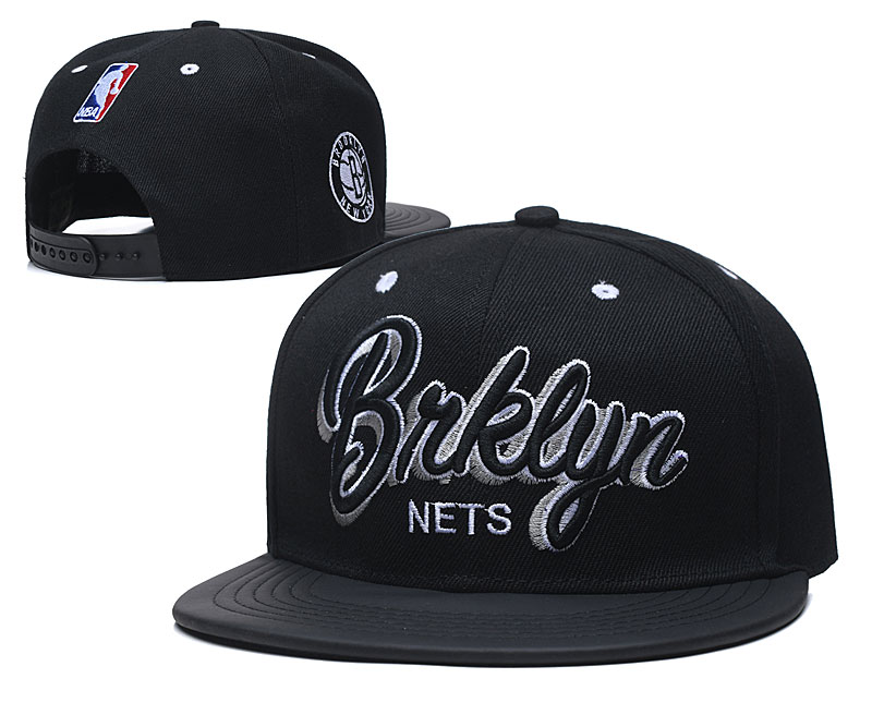 Nets Team Logo Black Adjustable Hat TX - Click Image to Close