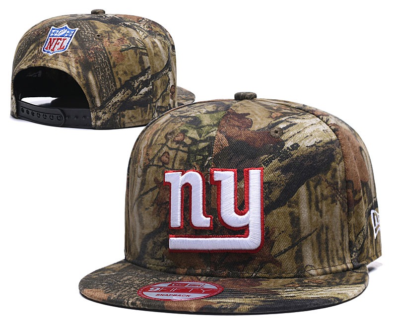 New York Giants Team Logo Olive Adjustable Hat LH