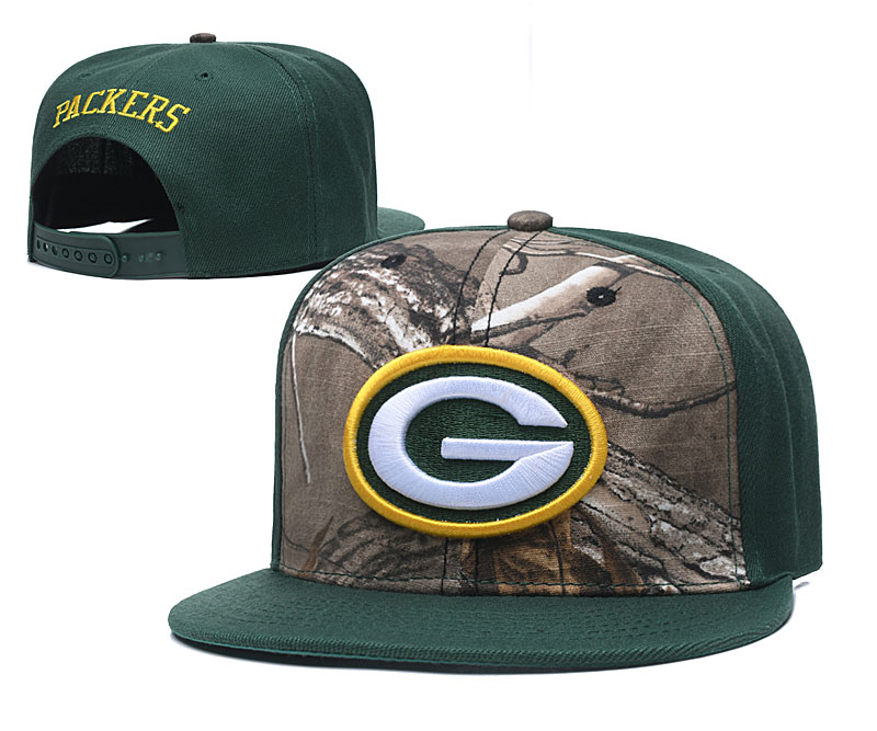 Packers Team Logo Olive Green Adjustable Hat TX
