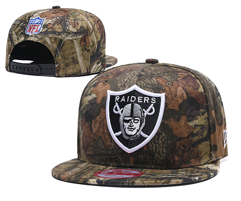 Raiders Team Logo Olive Adjustable Hat LH