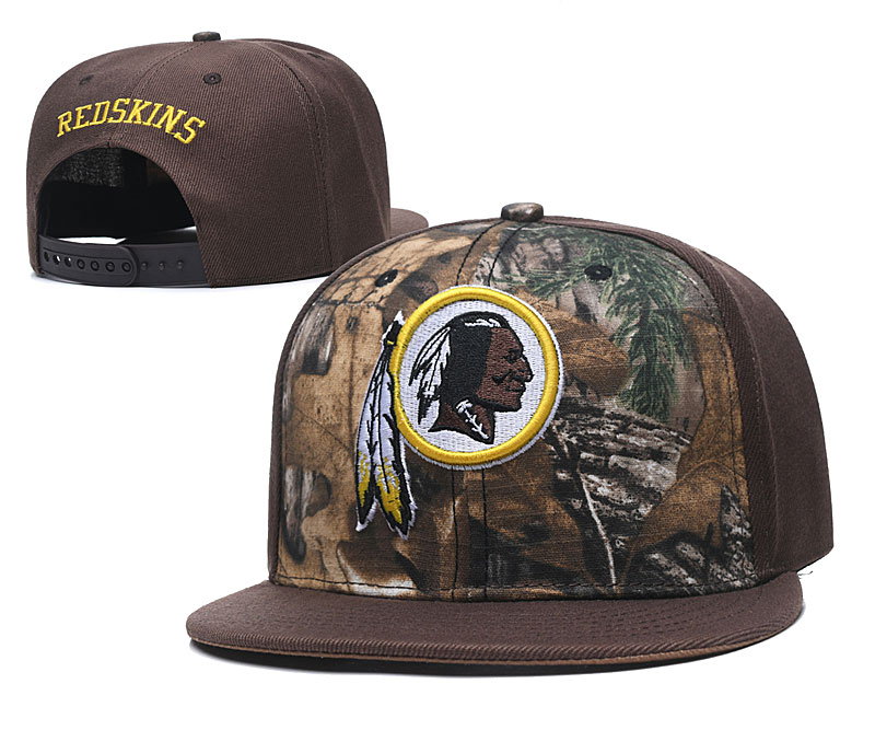 Redskins Team Logo Olive Adjustable Hat TX