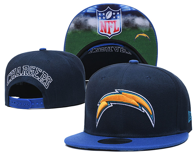 Chargers Team Logo Navy Adjustable Hat GS - Click Image to Close