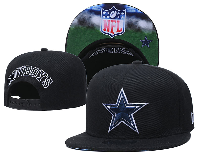 Cowboys Team Logo Navy Adjustable Hat GS
