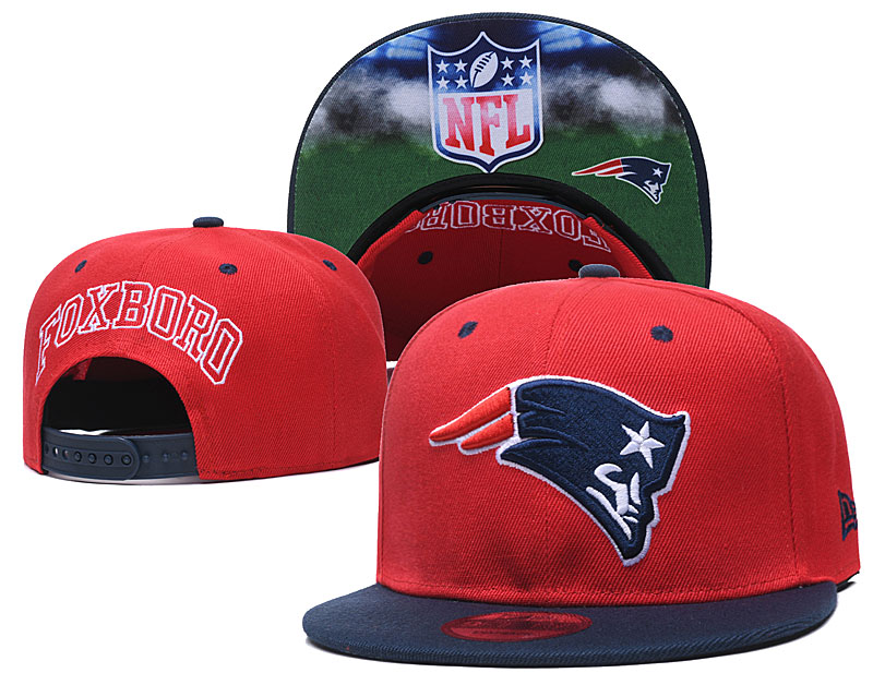 Patriots Team Logo Red Adjustable Hat GS - Click Image to Close