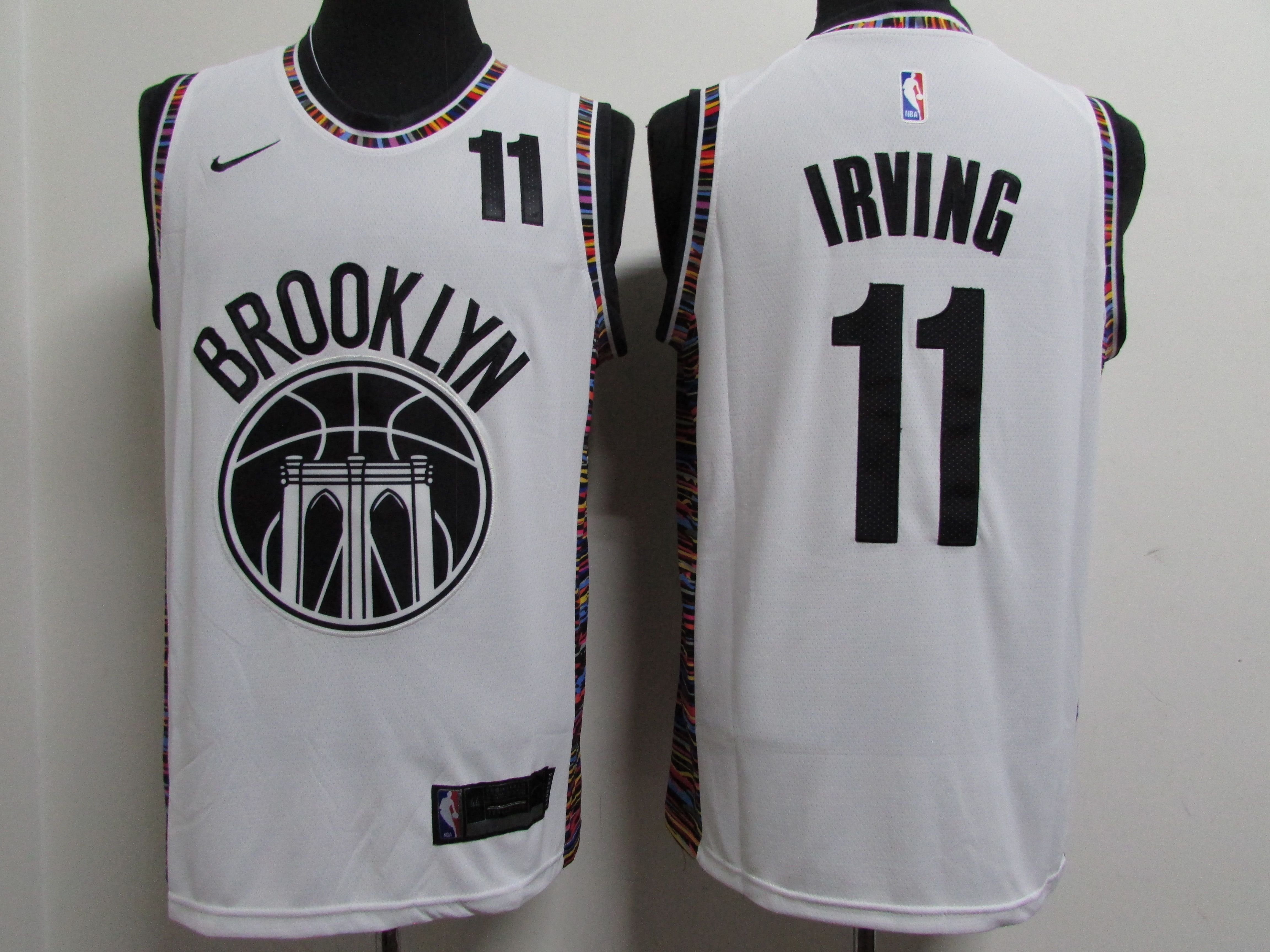Nets 11 Kyrie Irving White 2020-2021 City Edition Nike Swingman Jersey.jpeg