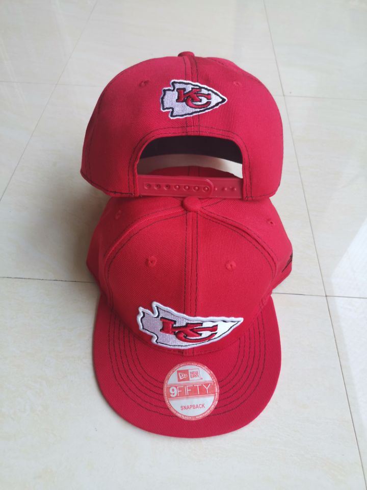 Chiefs Team Logo Red Adjustable Hat LT