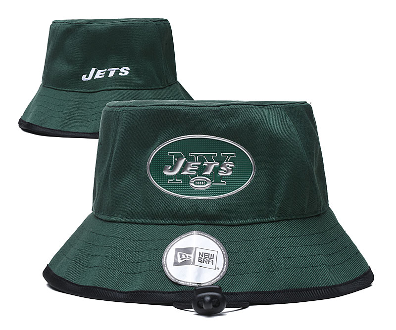 Jets Team Logo Green Wide Brim Hat YD