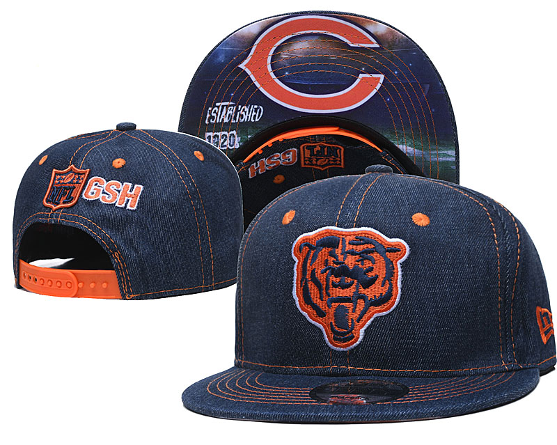 Bears Team Logo Navy Established Adjustable Hat YD
