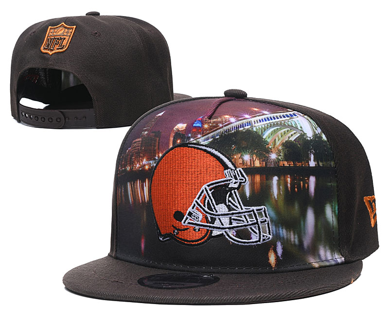 Browns Team City Logo Brown Adjustable Hat YD