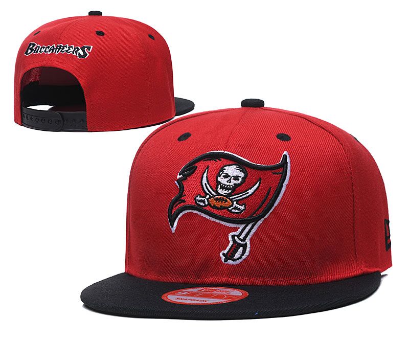Buccaneers Team Logo Red Black Adjustable Hat GS