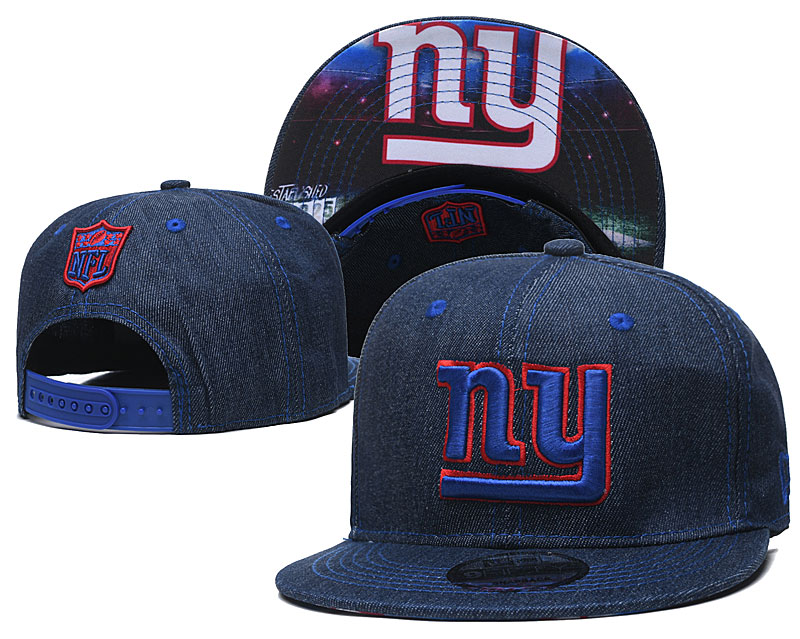 New York Giants Team Logo Navy Established Adjustable Hat YD