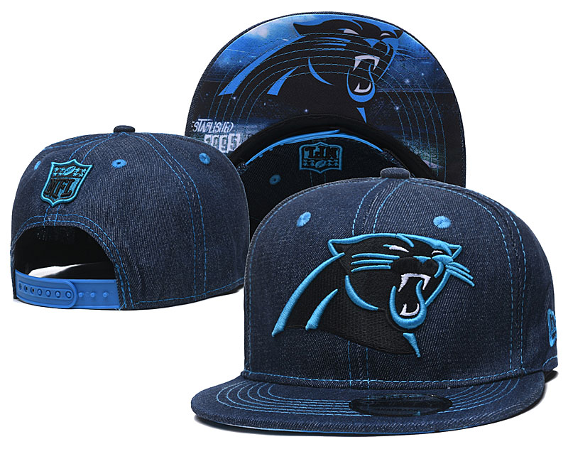 Panthers Team Logo Navy Established Adjustable Hat YD