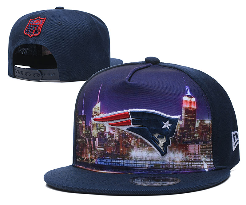 Patriots Team City Logo Navy Adjustable Hat YD