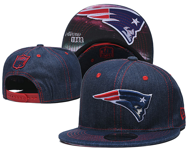 Patriots Team Logo Navy Established Adjustable Hat YD