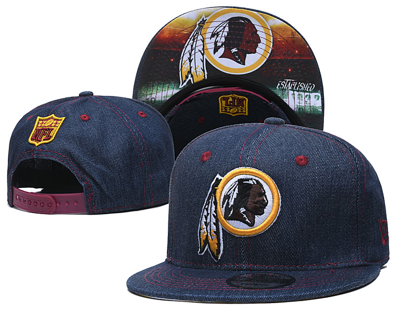 Redskins Team Logo Navy Established Adjustable Hat YD