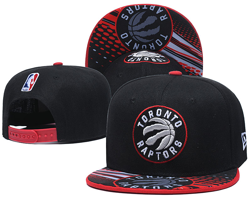 Raptors Team Logo Black Adjustable Hat LH - Click Image to Close