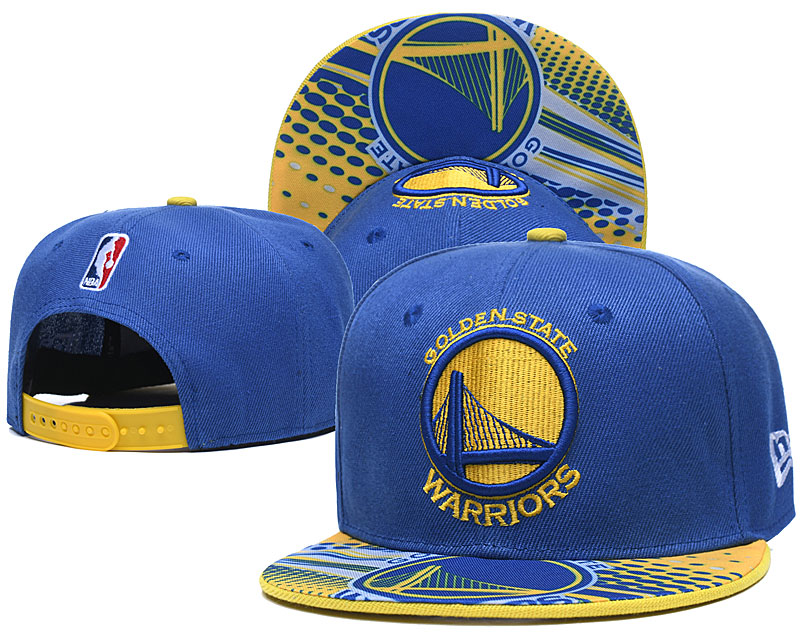 Warriors Team Logo Blue Adjustable Hat LH