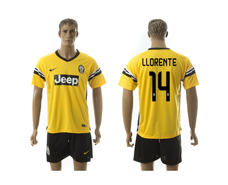 2015-16 Juventus 14 Llorente Away Jerseys