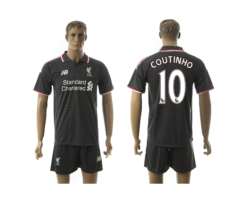 2015-16 Liverpool 10 Coutiniho Away Jerseys