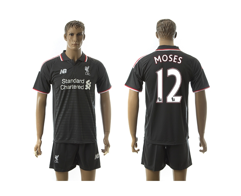 2015-16 Liverpool 12 Moses Away Jerseys