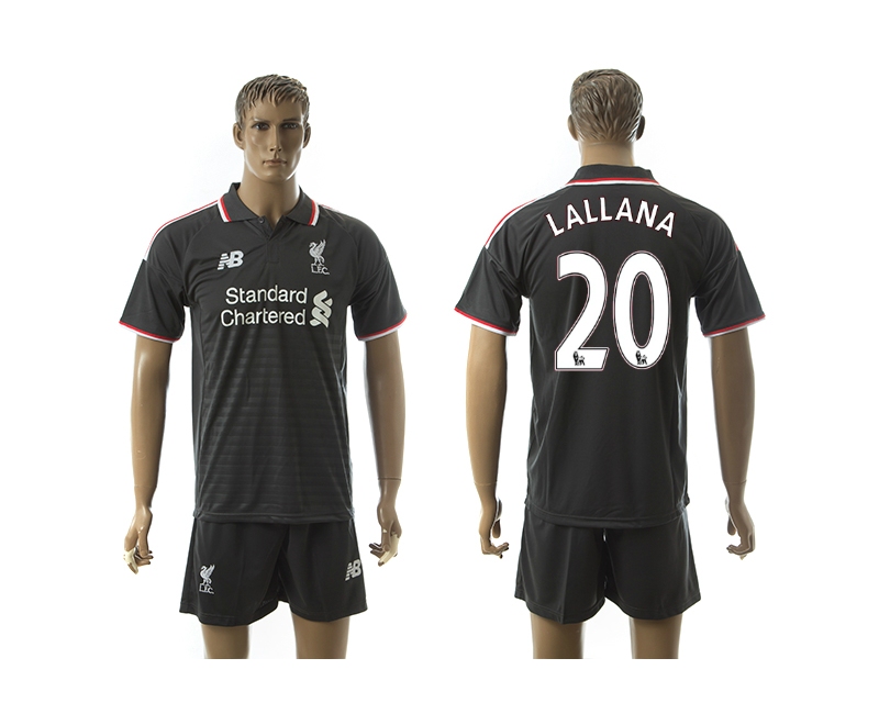 2015-16 Liverpool 20 Lallana Away Jerseys