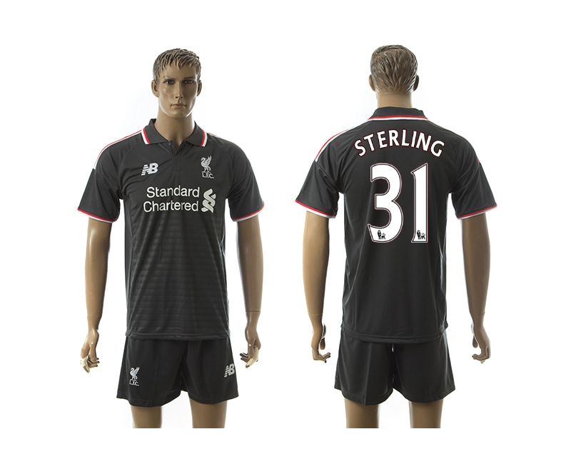2015-16 Liverpool 31 Sterling Away Jerseys