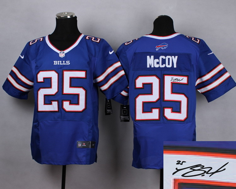 Nike Bills 25 LeSean McCoy Blue Elite Signature Edition Jerseys