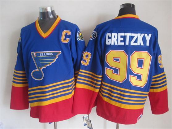 Blues 99 Gretzky Blue CCM Jersey
