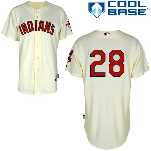 Indians 28 Kluber Cream Cool Base Jerseys Indians 28 Kluber Cream Cool Base Jerseys