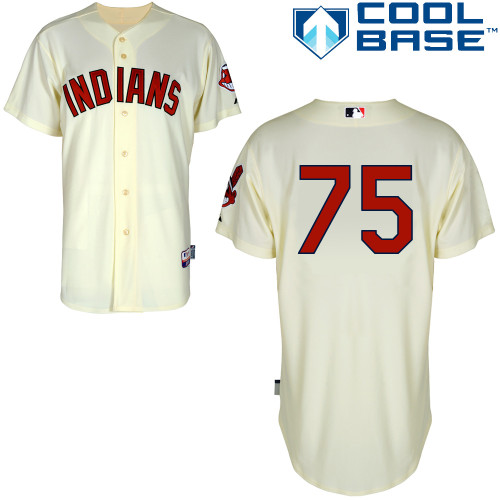 Indians 75 Moncrief Cream Cool Base Jerseys Indians 75 Moncrief Cream Cool Base Jerseys