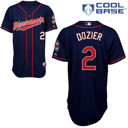 Twins 2 Dozier Blue Cool Base Jerseys