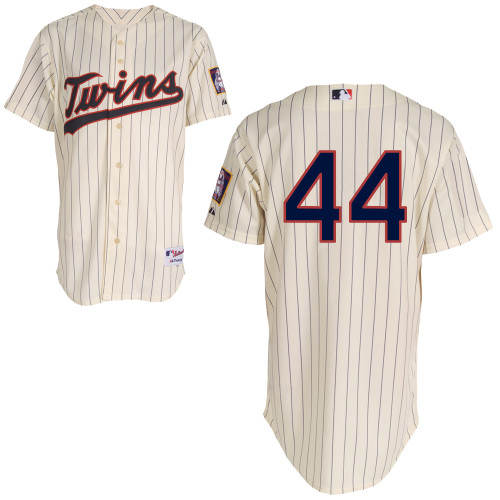 Twins 44 Gibson Cream Cool Base Jerseys
