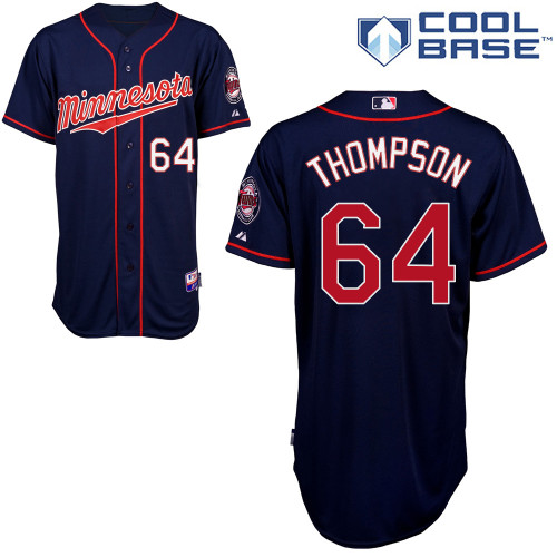 Twins 64 Thompson Blue Cool Base Jerseys