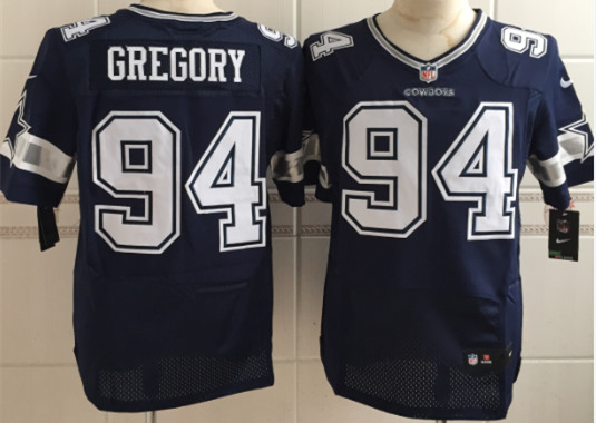 Nike Cowboys 94 Randy Gregory Blue Elite Jersey