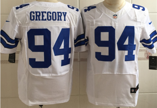 Nike Cowboys 94 Randy Gregory White Elite Jersey