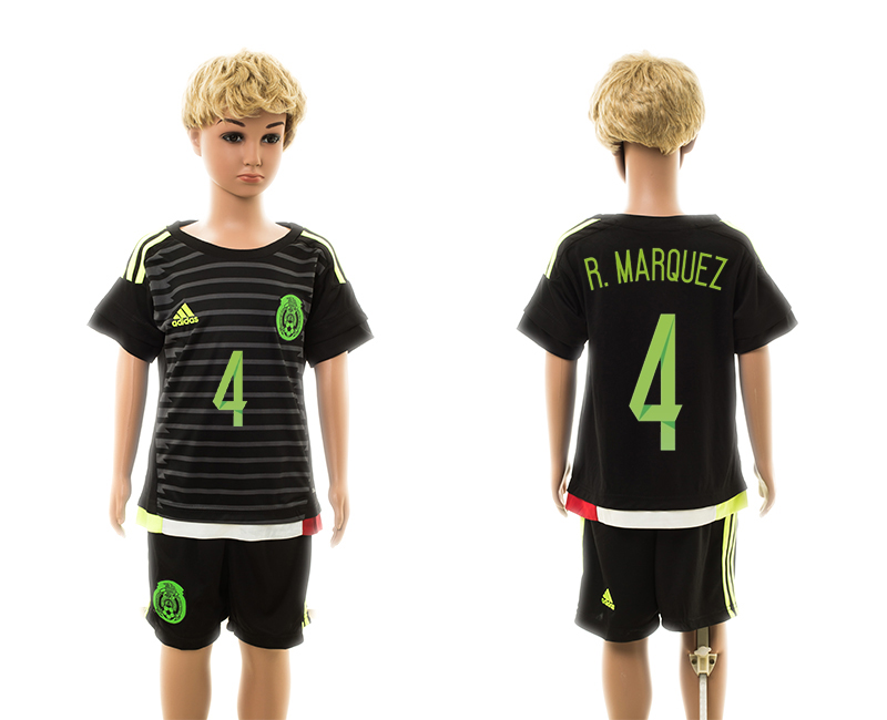 2015-16 Mexico 4 R.Marquez Home Youth Jersey