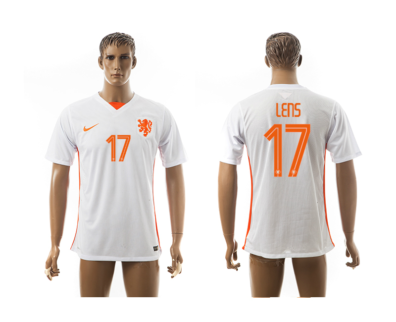 2015-16 Netherlands 17 Lens Away Thailand Jersey