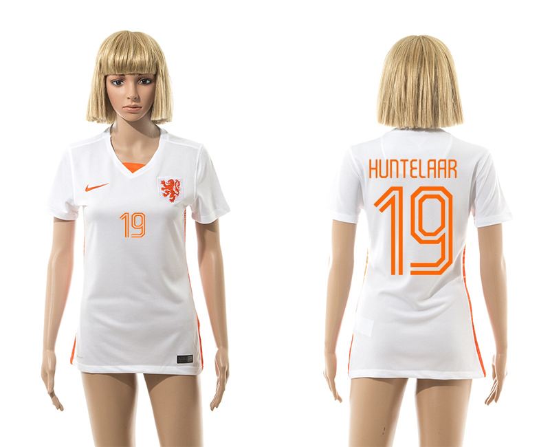 2015-16 Netherlands 19 Huntelaar Away Women Jersey