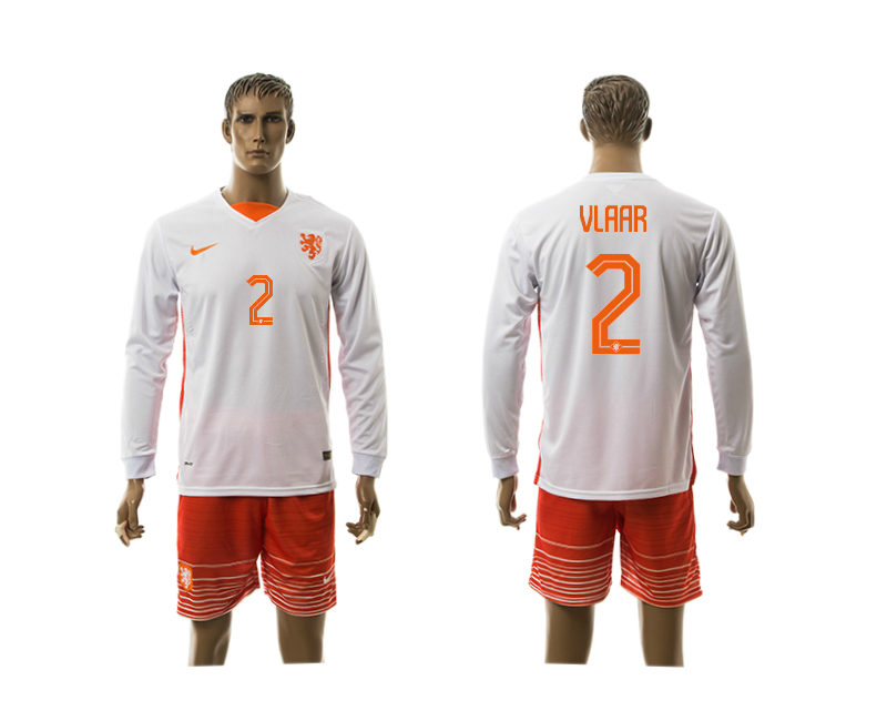 2015-16 Netherlands 2 Vlaar Away Long Sleeve Jersey 2015-16 Netherlands 2 Vlaar Away Long Sleeve Jersey