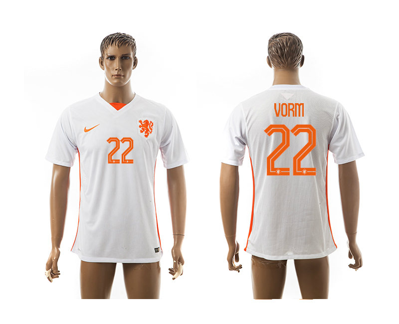 2015-16 Netherlands 22 Vorm Away Thailand Jersey