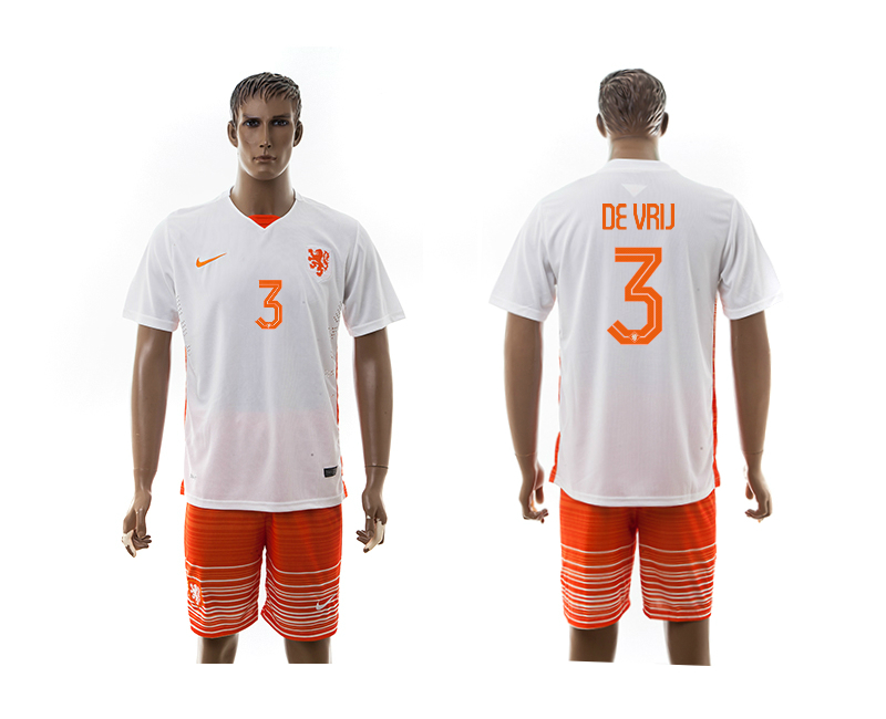 2015-16 Netherlands 3 De Vrij Away Jersey