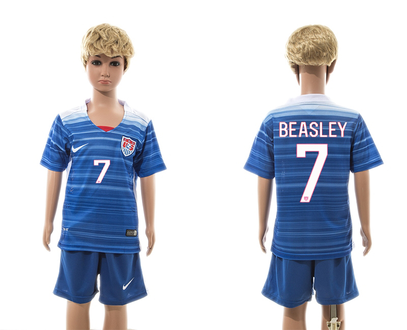 2015-16 USA 7 Beasley Away Youth Jersey