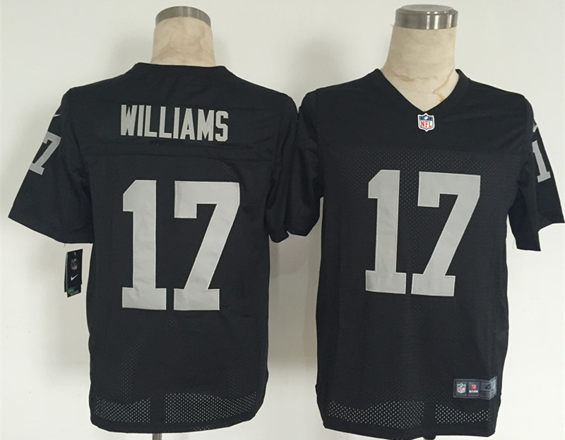 Nike Raiders 17 Williams Black Elite Jersey