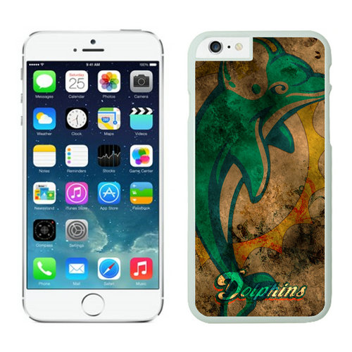 Miami Dolphins iPhone 6 Plus Cases White24