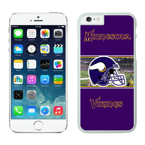 Minnesota Vikings iPhone 6 Plus Cases White2 - Click Image to Close