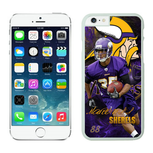 Minnesota Vikings iPhone 6 Cases White21 - Click Image to Close