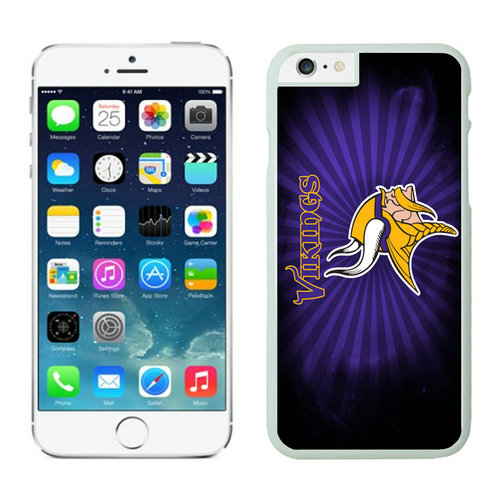 Minnesota Vikings iPhone 6 Plus Cases White6 - Click Image to Close